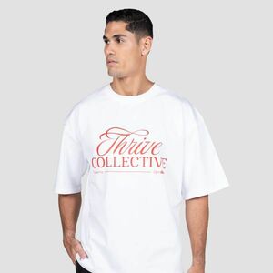 GymBeam Thrive T-shirt White kép