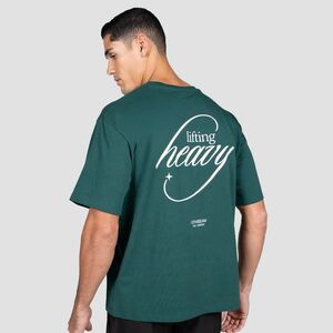 GymBeam Lifting Heavy T-shirt Forest kép