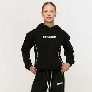 GymBeam Women‘s Varsity Hoodie Black kép