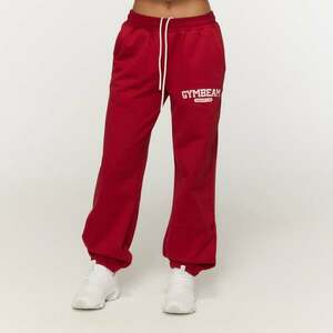 GymBeam Women‘s Varsity Joggers Red kép