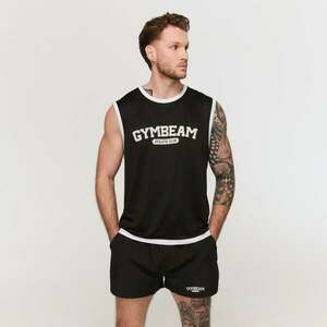 GymBeam Men‘s Varsity Tank Top Black kép