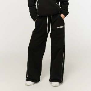 GymBeam Women‘s Varsity Sweatpants Black kép