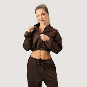 GymBeam Women‘s NEO Zip-Up Sweatshirt Mocha kép