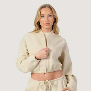 GymBeam Women‘s NEO Zip-Up Sweatshirt Almond kép