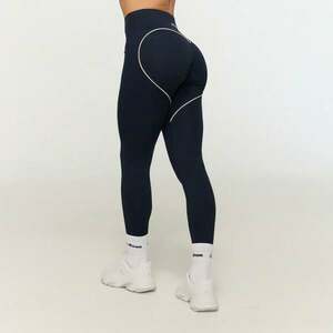 GymBeam Women‘s Varsity Leggings Blue kép
