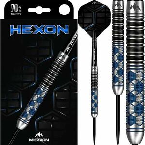 Dart szett steel Mission Hexon PVD, 21g 90% gravírozott kép
