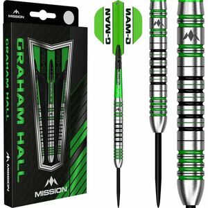 Dart szett steel Mission Graham Hall 22g 90% kép
