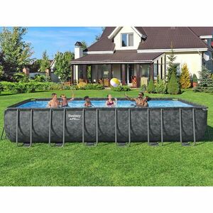 Bestway szögletes fémvázas medence szett 7, 32m x 3, 66m x 1, 32m kép