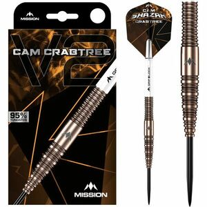 Dart szett steel Mission Cam Crabtree V2 22g, 95% kép