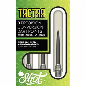 Darts cserélhető fémhegy Shot Tactra - fekete, 34mm kép