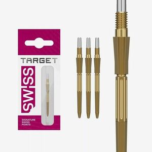 Darts fémhegy TARGET Swiss Point Elysian Archetype 43, arany 30mm kép