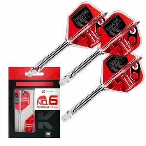 Darts integrált tollszár Target K-Flex Press Start, No6 toll és hosszú szár kép
