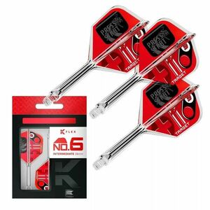 Darts integrált tollszár Target K-Flex Press Start, No6 toll és közepes szár kép