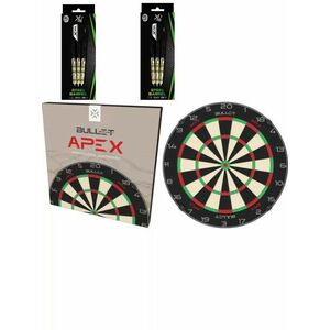 darts tábla Bullet Apex + 2 szett steel Dart szett XQMAX BK COATED , 23g kép