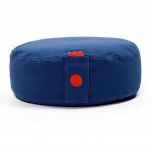 Meditációs párna huzat (kerek) Kék - Bindu kép