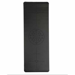 Bodhi PHOENIX design jógaszőnyeg Alignment YANTRA – Black – 4 mm kép