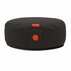 Meditációs párna huzat (kerek) Fekete - Bindu kép