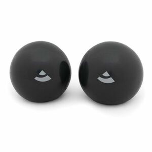 Súlyozott pilates labda 2db-os szett 2x1kg - antracit - Bodhi kép