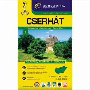 Cartographia Cserhát (+Karancs, Medves) turistatérkép kép