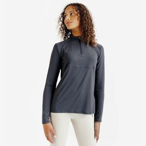 Fouganza Gyerek lovas póló, UV-szűrős, hosszú ujjú - Club kép