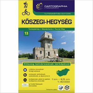 Cartographia Kőszegi-hegység turistatérkép kép
