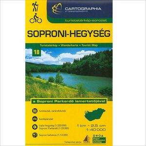 Cartographia Soproni-hegység turistatérkép kép
