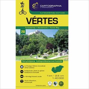 Cartographia Vértes turistatérkép kép