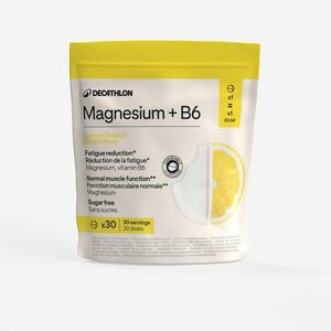 Decathlon Magnézium + B6 rágótabletta, citromízű, 30 db kép