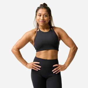 No Brand Női sportmelltartó, nyitott hátú, enyhe tartású kép