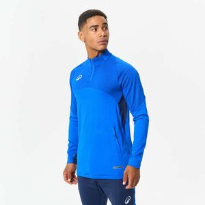 Kipsta Felnőtt futball melegítőfelső, félig cipzáros - CLR kép