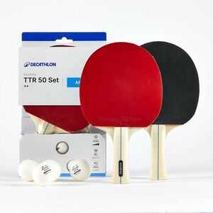 Kuikma Pingpongütő szett, 2 db ütő + 3 labda - TTR 50 kép