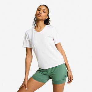 Decathlon Női fitnesz póló, V-nyakú - Coolmax kép