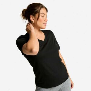 Decathlon Női fitnesz póló, V-nyakú - Coolmax kép