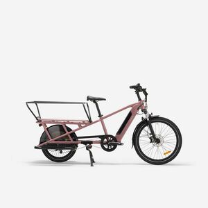 Btwin Elektromos cargo kerékpár, longtail - E-Three 500 kép