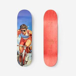 Decathlon Gördeszkalap 8", juharfa - DK500 "Since 1976" grafika kép