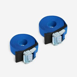 Decathlon Rögzítőheveder, 450 cm, 2 db, autóhoz biztonságos rögzítéshez kép