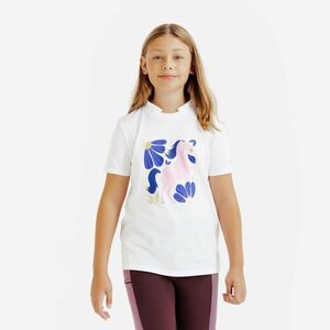 Fouganza Gyerek lovas póló, rövid ujjú - Magic kép