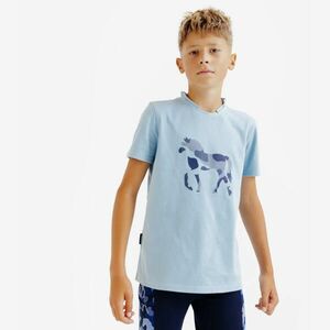 Fouganza Gyerek lovas póló, galléros, rövid ujjú - Magic kép