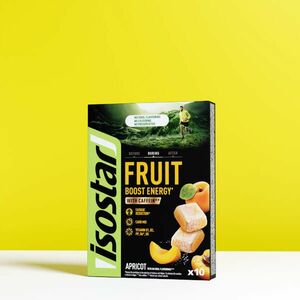 Isostar Energia gyümölcszselé, sárgabarackízű, 10x10 g - Energy Fruit Boost kép