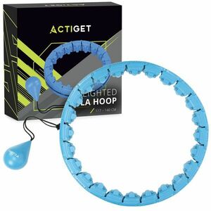 ActiGet állítható, masszírozó súlyozott Hulahopp karika - Kék kép