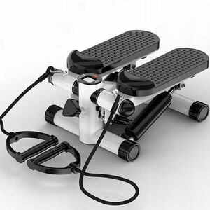 Egyszerű léptetőgép edzőkábelekkel, LCD kijelzővel, fitneszbeállítással kép