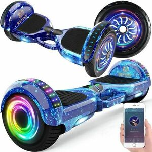 Retoo elektromos Hoverboard LED fénnyel, Bluetooth hangszóróval 1... kép