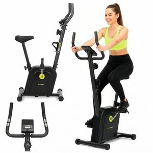 Actiget Actibike 8 fokozatú mágneses Szobakerékpár - Fekete, Lime kép