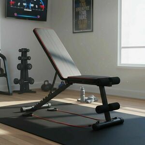 Pepita multifunkcionális Edzőpad gumikötéllel - Fekete kép