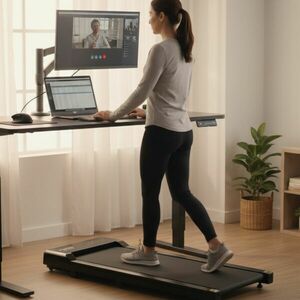 Funfit V1 elektromos Futópad 12 program, 6 km/h, 120kg, Fekete kép