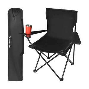 Praktikus Összecsukható Horgászszék - Fekete - 100kg kép