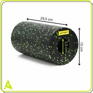 ActiGet Masszázshenger - Fekete, Zöld kép