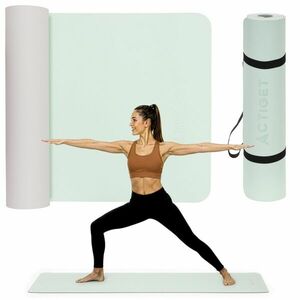 ActiGet Jógaszőnyeg 6mm hordpánttal - Mentazöld kép