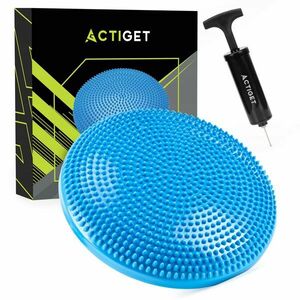 ActiGet egyensúlypárna pumpával, masszázsfelülettel 34cm - Kék kép
