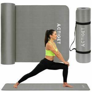 ActiGet Jógaszőnyeg 6mm 183x61x1cm - Szürke kép